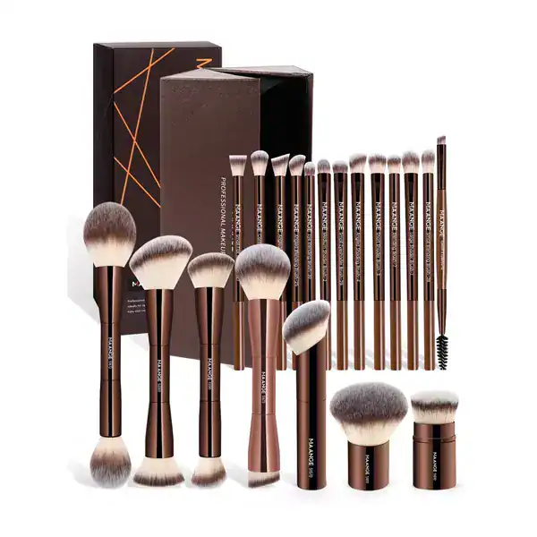 Kit de Pincéis de Maquiagem Profissional — 20 Unidades — guia de presentes para quem ama maquiagem da Presendicas
