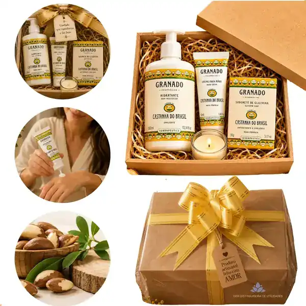 Kit presente Granado Spa Castanha do Brasil