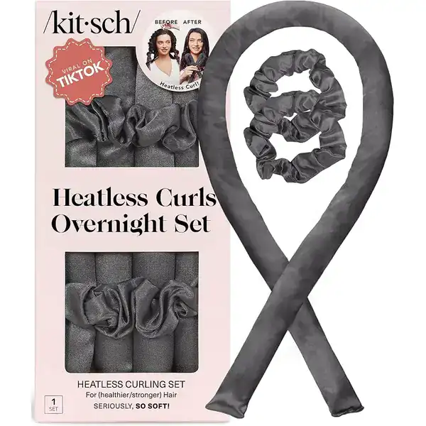Kitsch Conjunto de Cachos de Cetim sem Calor — guia de presentes para quem cuida do cabelo da Presendicas