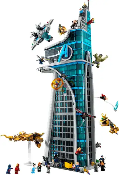 LEGO A Torre dos Vingadores — Marvel Super Heroes — presente dos Vingadores