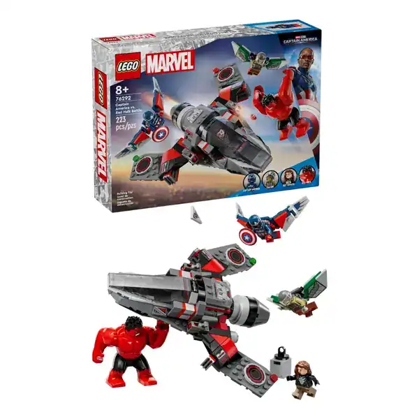 LEGO Marvel — Batalha do Capitão América e do Hulk Vermelho
