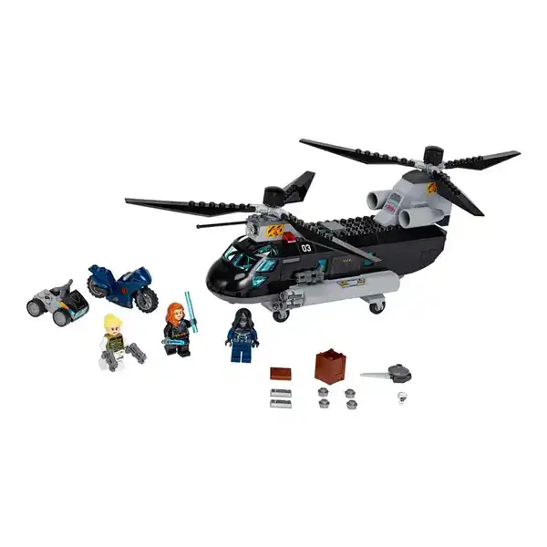 LEGO Marvel — Perseguição de Helicóptero da Viúva Negra