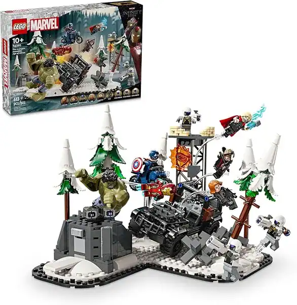 LEGO Vingadores Unidos: A Era de Ultron — presente dos Vingadores