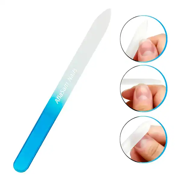 Lixa de Vidro Cristal Azul — guia de presentes para quem gosta de unhas da Presendicas