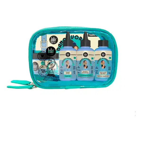 Kit Lola Cosmetics Danos versão viagem com nécessaire