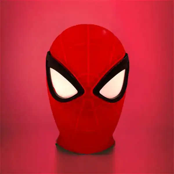 Luminária de Mesa — Máscara do Homem-Aranha