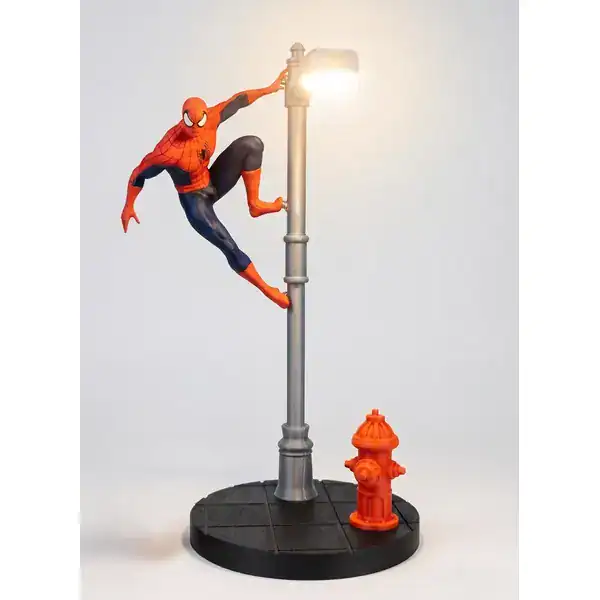 Luminária Homem-Aranha 3D 30 cm