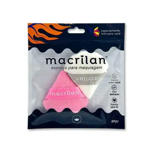 Macrilan — Esponja para Acabamento de Maquiagem — guia de presentes para quem ama maquiagem da Presendicas