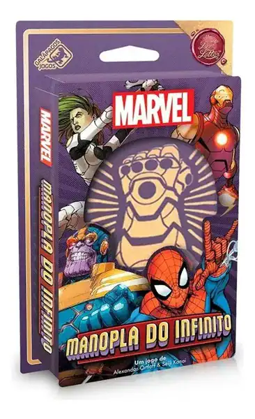 Manopla do Infinito: Um Jogo Love Letter — Galápagos — presente dos Vingadores