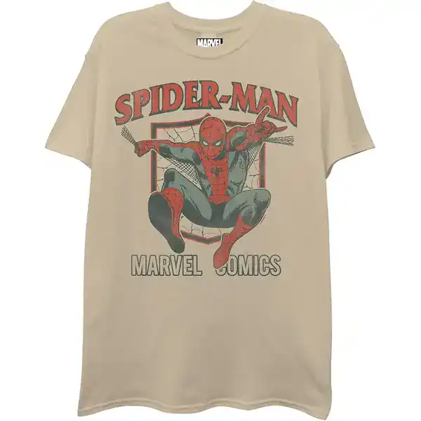 Marvel — Camiseta Masculina Manga Curta do Homem-Aranha