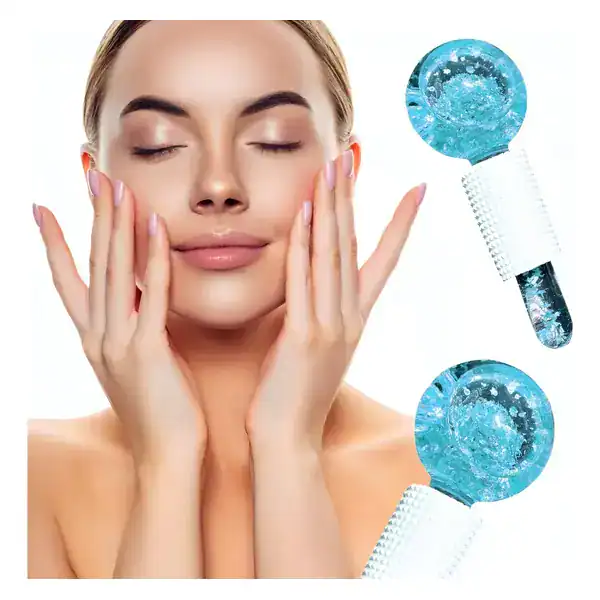 Massageador Facial Ice Globes Profissional de Cristal — guia de presentes para quem cuida da pele da Presendicas
