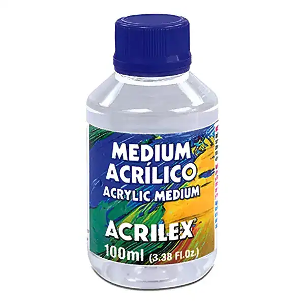 Frasco de médium retardador acrílico Acrilex de 100ml
