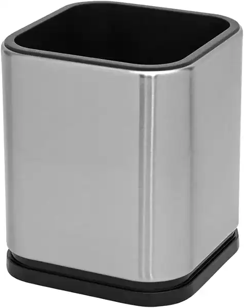 Mimo Style — porta-utensílios em aço inoxidável escovado — presente para quem gosta de cozinhar
