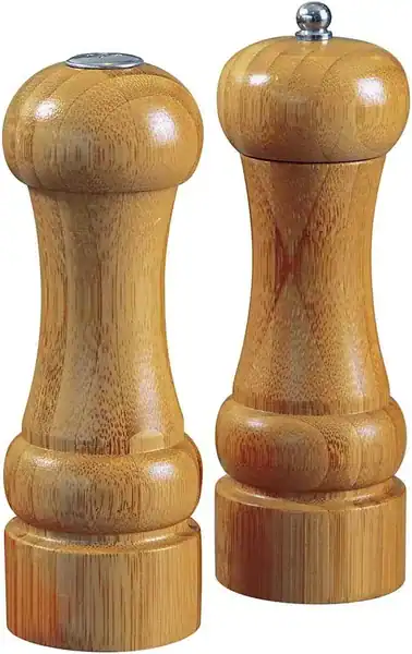 Moedor de pimenta e saleiro Bamboo — presente para quem gosta de cozinhar