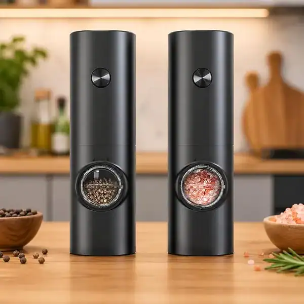 Moedor de pimenta elétrico automático — presente para quem gosta de cozinhar