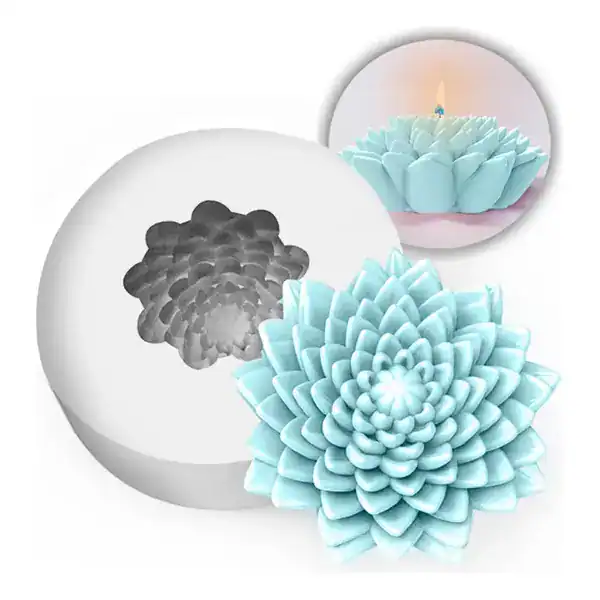 Molde de Silicone Flor de Lótus