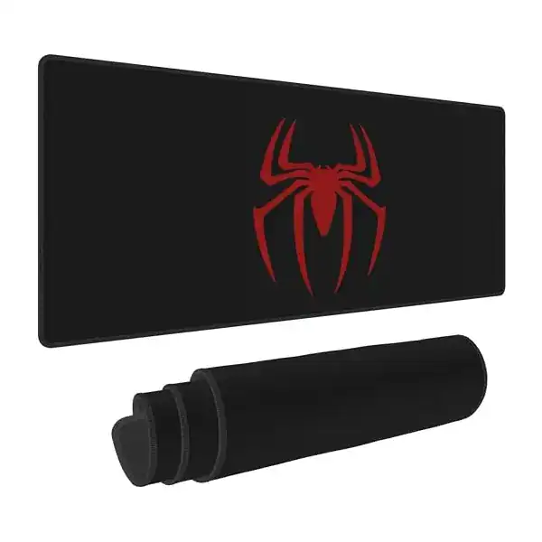 Mouse Pad Padrão Preto com Aranha