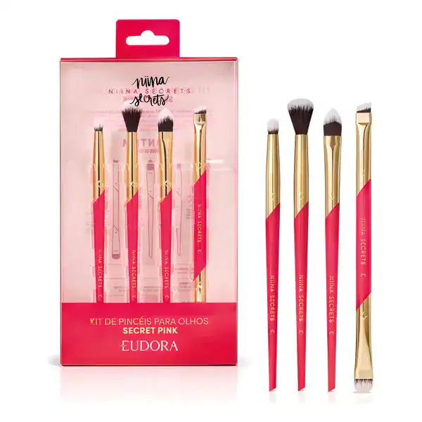 Niina Secrets — Kit de Pincéis para Olhos — guia de presentes para quem ama maquiagem da Presendicas