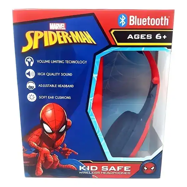 Fones de Ouvido Bluetooth Originais do Homem-Aranha