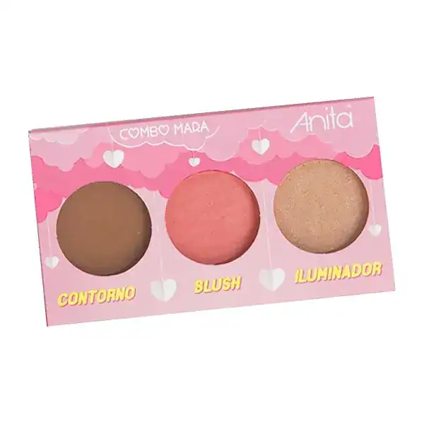 Paleta de Maquiagem Anita Trio — guia de presentes para quem ama maquiagem da Presendicas