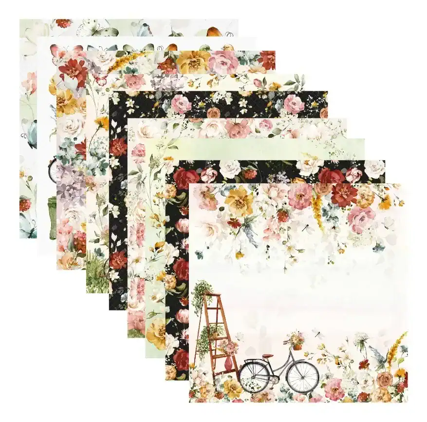Papéis Para Decoupage Scrapbook Artesanato Arte Facil
