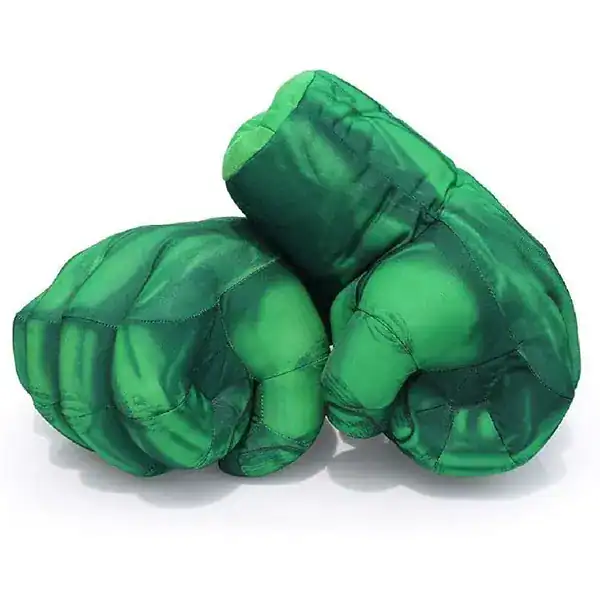 Par de Luvas do Hulk em Pelúcia