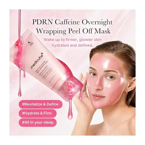 PDRN Pink Caffeine — Night Wrapping Mask — guia de presentes para quem cuida da pele da Presendicas