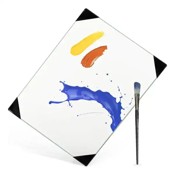 Paleta de vidro POSH Glass Artist para pintura
