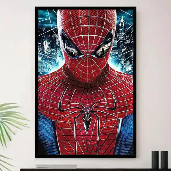 Quadro Homem-Aranha Herói e Vilão