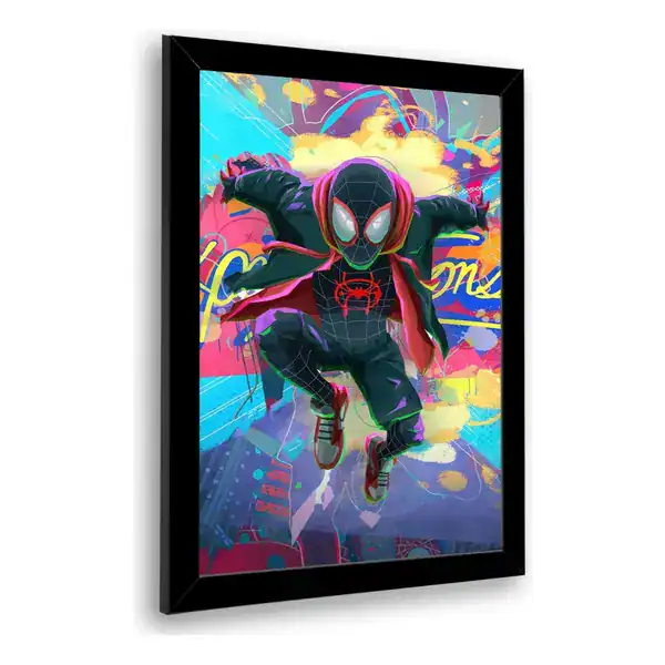 Quadro Homem-Aranha Miles Morales