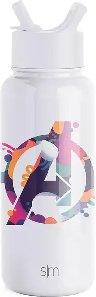 Simple Modern — garrafa de água Marvel — presente dos Vingadores