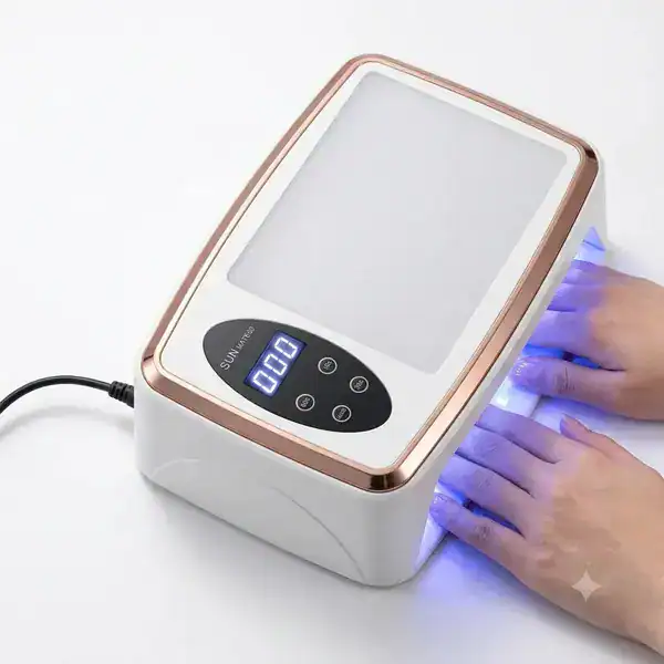 Cabine Sun Mate60 UV/LED 90 LEDs 380W com Apoio de Mão — guia de presentes para quem gosta de unhas da Presendicas