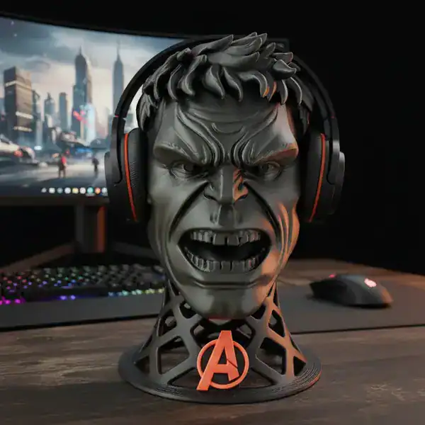 Suporte para Headset Gamer — Hulk