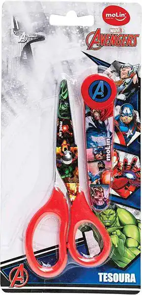 Tesoura escolar Avengers — presente dos Vingadores