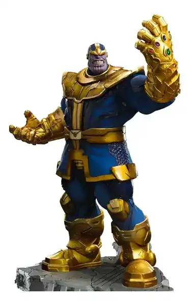 Iron Studios — Thanos com a Manopla do Infinito (diorama) — presente dos Vingadores