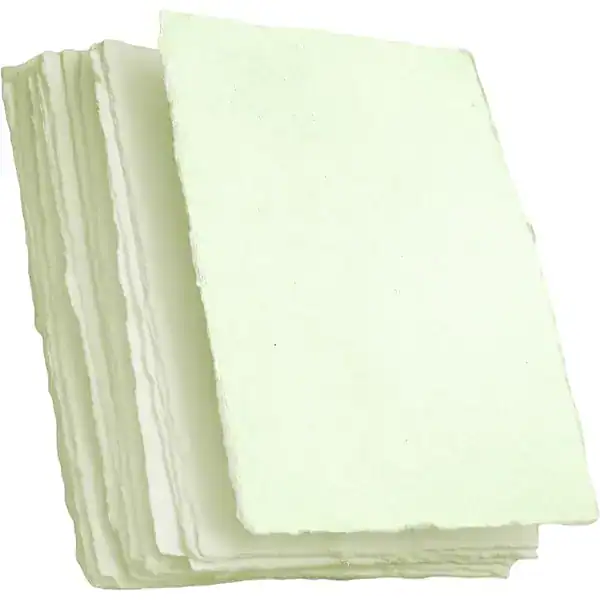 Wanderings Papel de algodão com borda grossa feita à mão