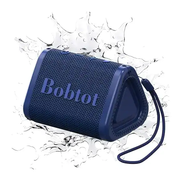 Bobtot Alto-falante Bluetooth portátil, alto-falante impermeável IPX7 — guia de presentes de praia da Presendicas