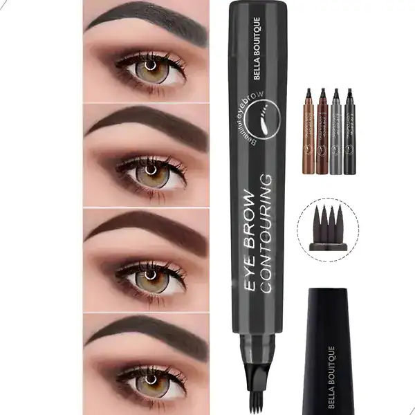 Caneta Microblading Impermeável para Sobrancelha — guia de presentes de sobrancelha e cílios da Presendicas
