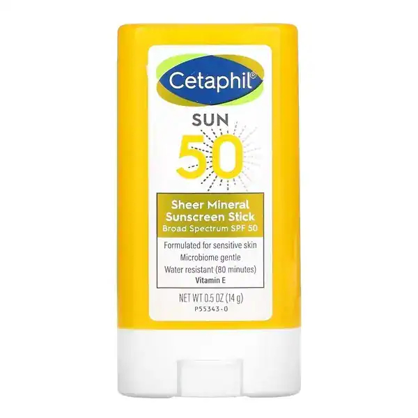 Cetaphil — bastão solar mineral facial FPS 50 — presente para quem gosta de viajar