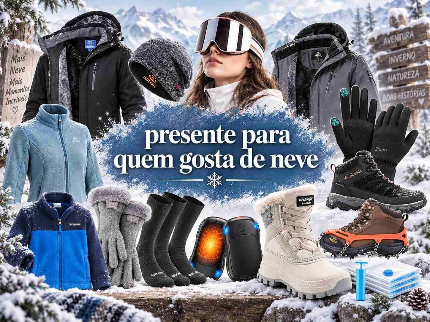 Guia de presentes para quem gosta de neve da Presendicas