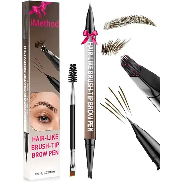 iMethod — Caneta de Sobrancelha com Ponta Microblading — guia de presentes de sobrancelha e cílios da Presendicas