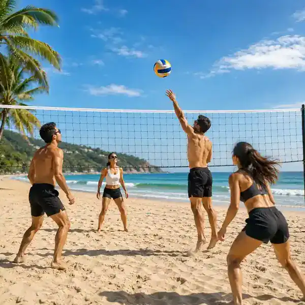 Kit Vôlei Lazer Bola Oficial + Rede 5 Metros Piscina Praia — guia de presentes de praia da Presendicas