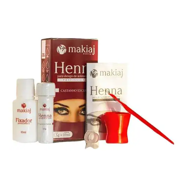 Makiaj — Henna para Sobrancelha, Castanho — guia de presentes de sobrancelha e cílios da Presendicas