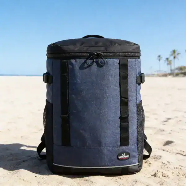 Mochila Bolsa Térmica Cooler Cerveja Praia — guia de presentes de praia da Presendicas