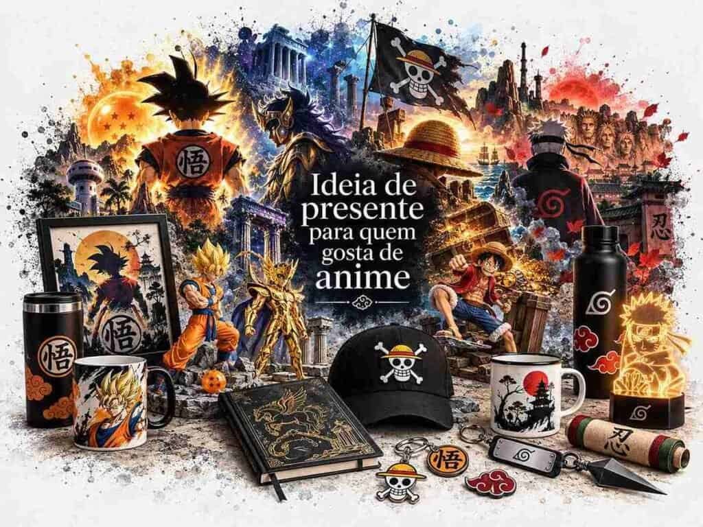 Presentes para Quem Gosta de Anime: 85 Ideias de Action Figures, Mangás, Cartas e Pelúcias — Guia 2026