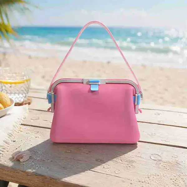 Tote impermeável de silicone seco e molhado para praia - 4L — guia de presentes de praia da Presendicas